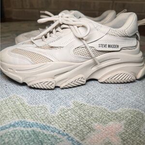 Steve Madden Cream Chunky Sneakers Possession